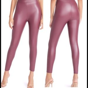 Steve Madden Top & Leggings Faux Leather set